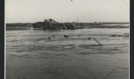 Most przez rzekę Bug pod Treblinką. 27 marca 1946 r.